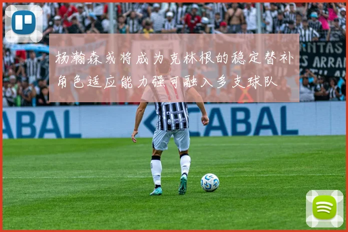 杨瀚森或将成为克林根的稳定替补角色适应能力强可融入多支球队
