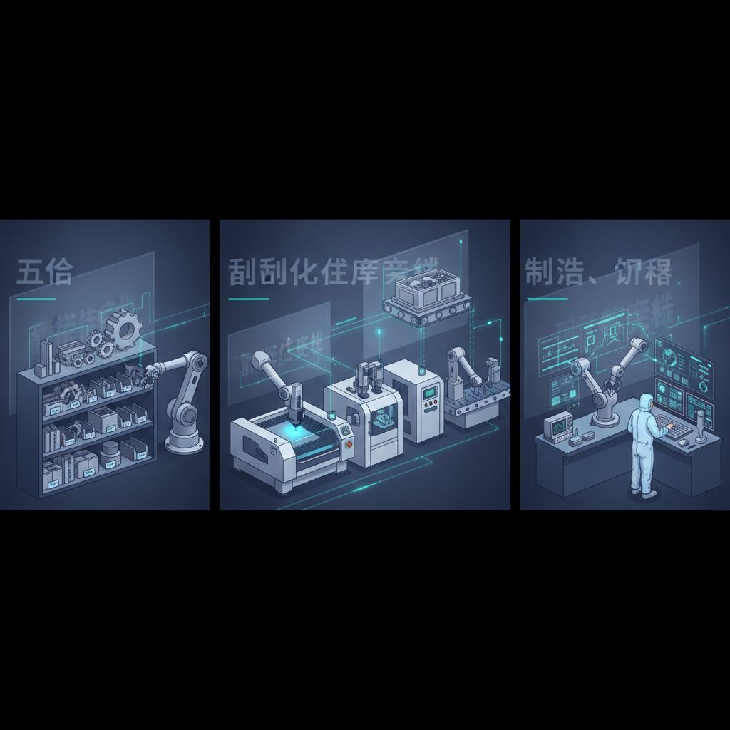 智能化生产线示意图